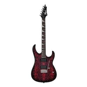 1608105974365-Cort X2 VPR DRS Unique Snake Skin Dark Red Satin Electric Guitar.jpg